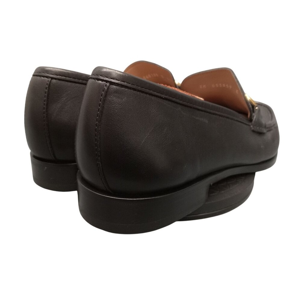 SALVATORE FERRAGAMO ITALY Rolo Black Leather Bit Loafer Mens 11.5 NEW IN BOX! - Picture 6 of 14